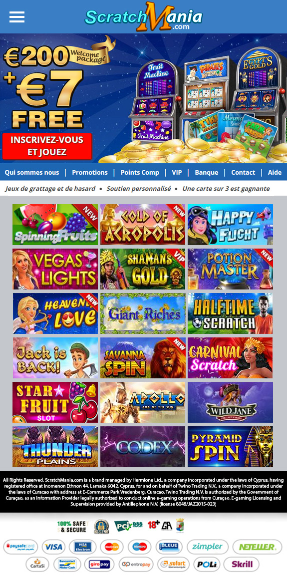 ScratchMania grattage France